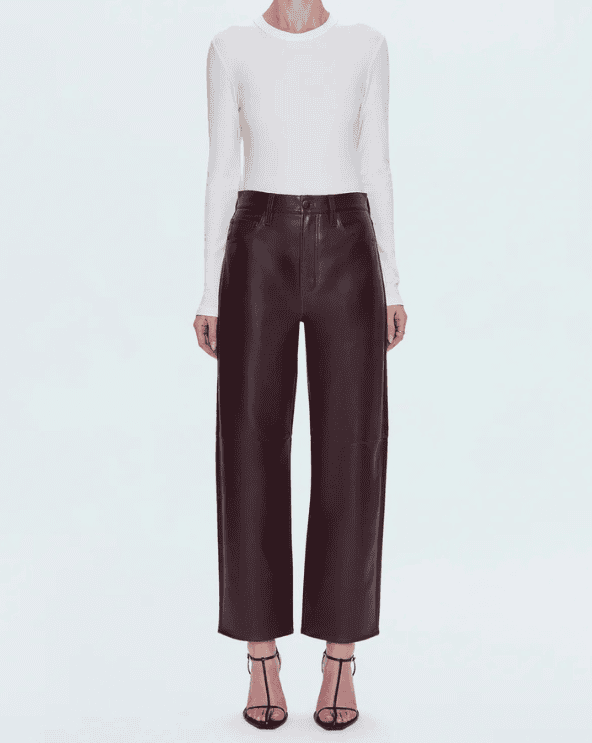 Jett High Rise Bowed Straight Pant