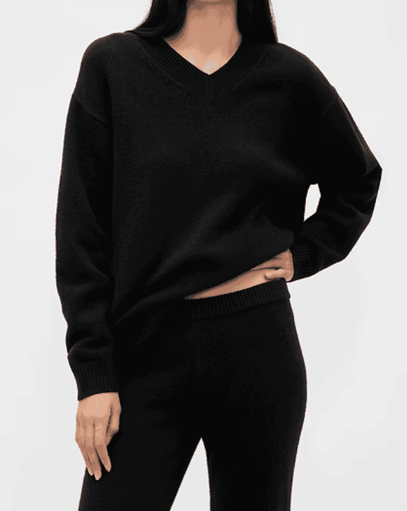 Oversized V-Neck Sweater