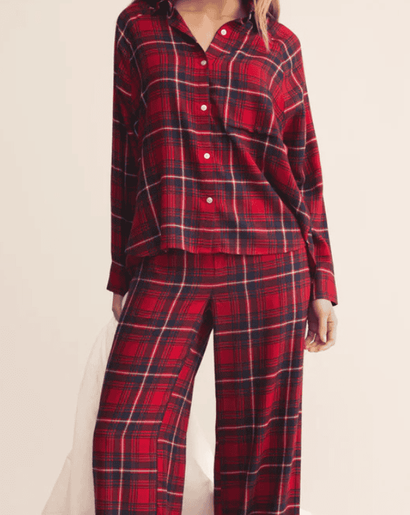 River Plaid Button Up