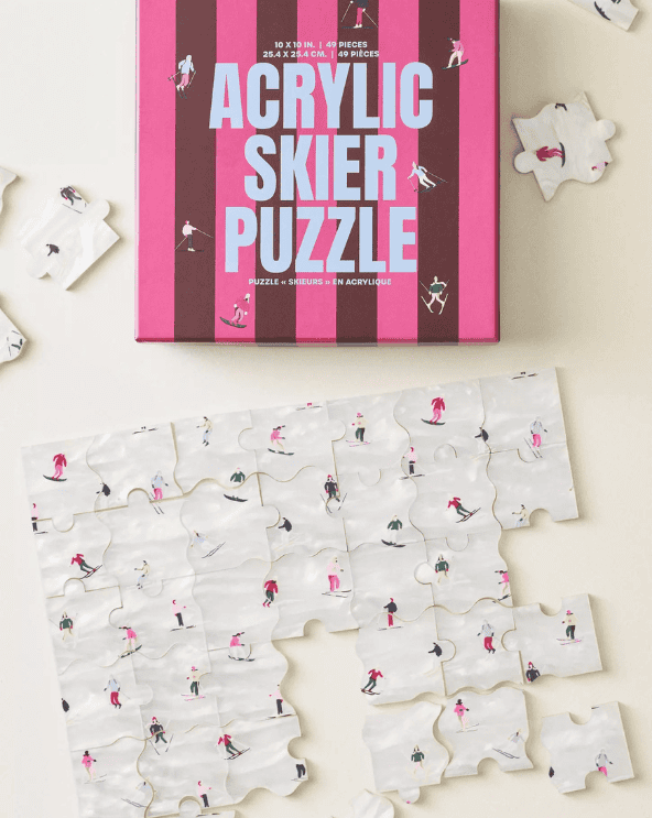 Acrylic Ski Puzzle