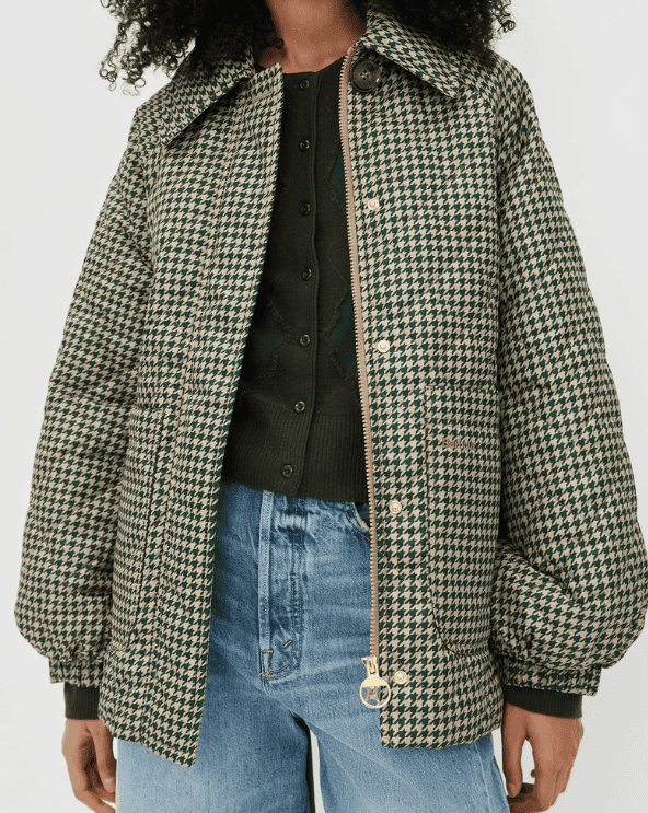 Barbour Laoise Check Quilted Jacket