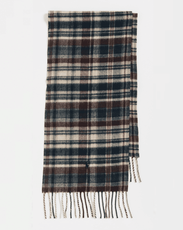 Cashmere Blend Plaid Scarf