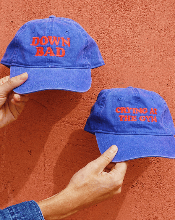 Crying at the Gym Embroidered Hat