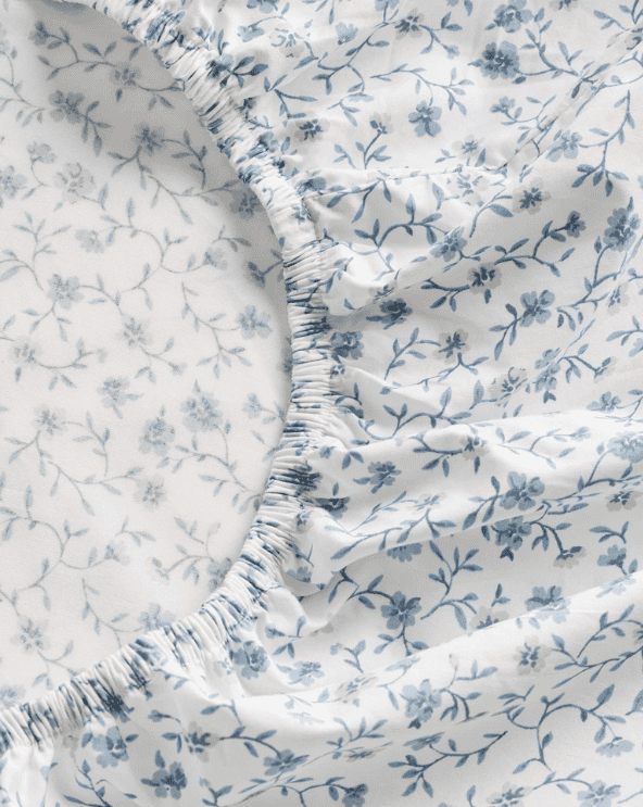 Percale Floral Sheet Set