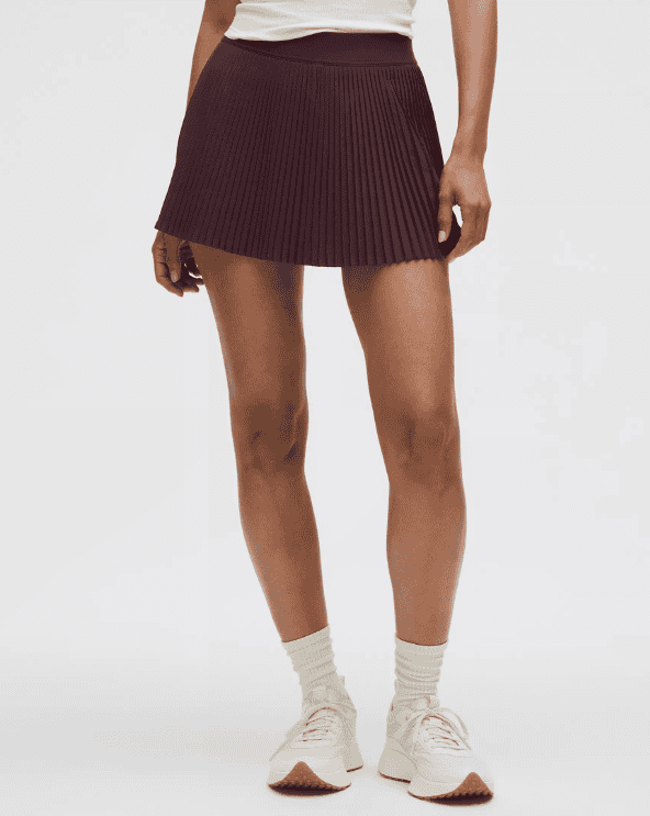 Varsity High-Rise Pleated Tennis Skirt