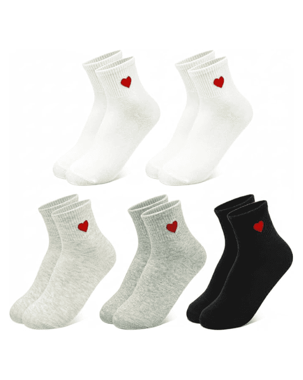 Crew Heart Socks