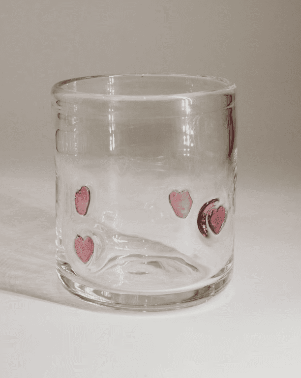 Icon Heart Glass