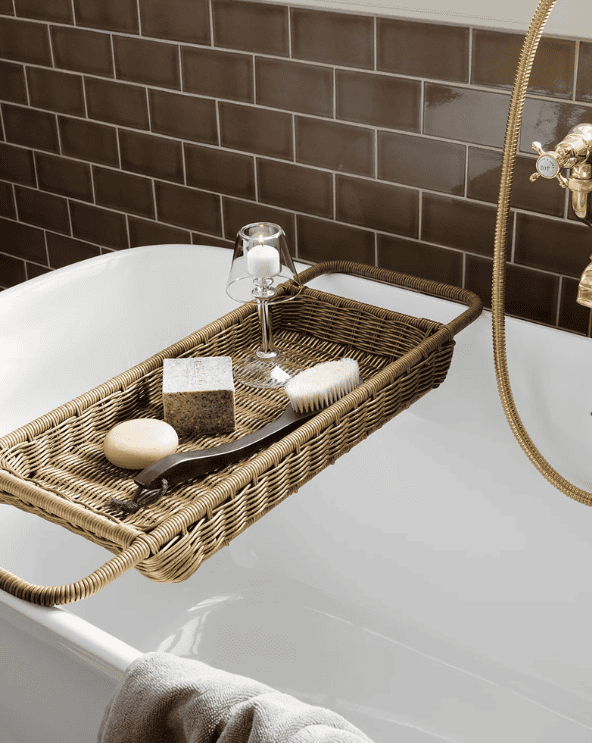 Pickens Rattan Bath Caddy