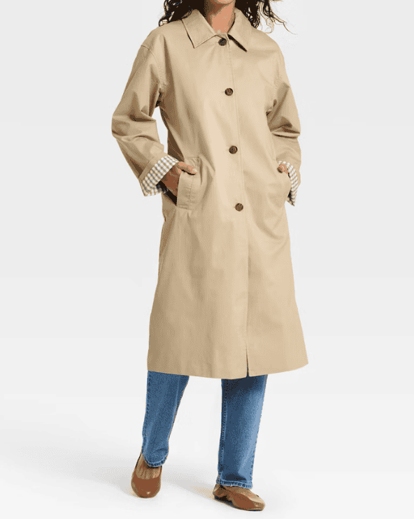Twill Trench Coat