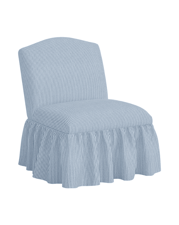 Blue Striped Chair