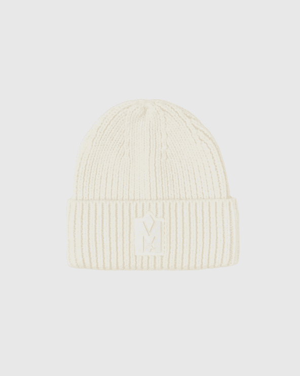 Hand-Knit Ribbed Cuff Beanie