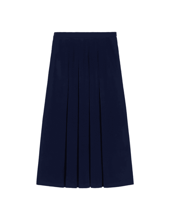 Pleated Midi Skirt