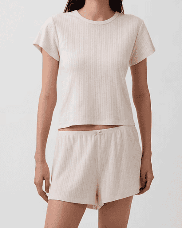 Pointelle PJ T-Shirt