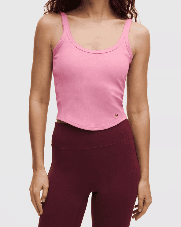 Cropped Tank Top Heart