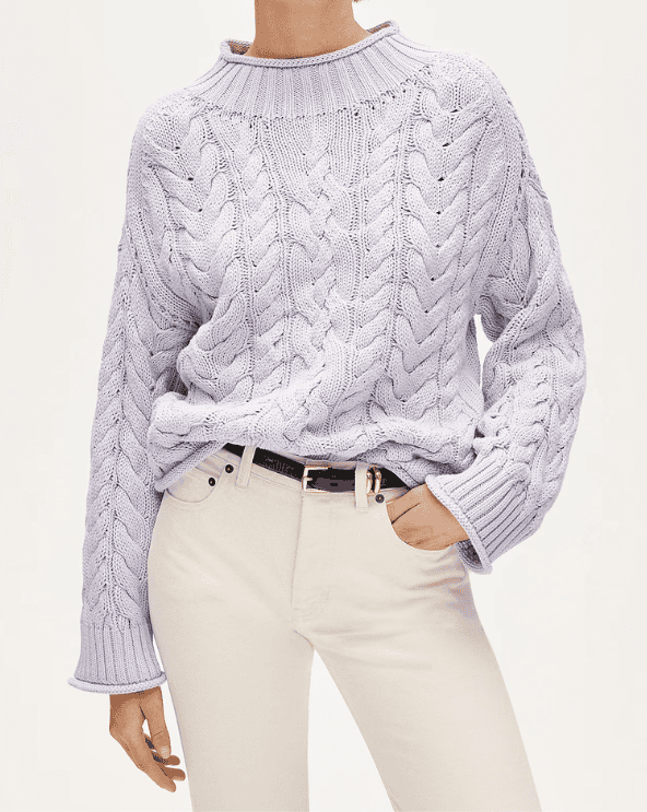 Cable-Knit Sweater