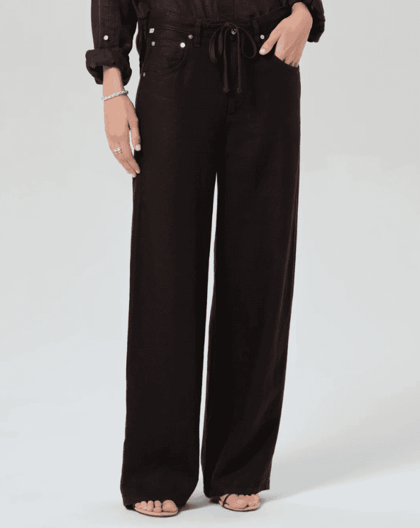 Drawstring Linen Trouser