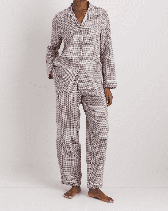 Gingham Pajama Set