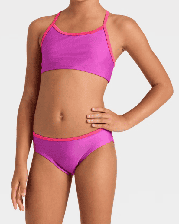 Girls’ Colorblock Two Piece Swimwear