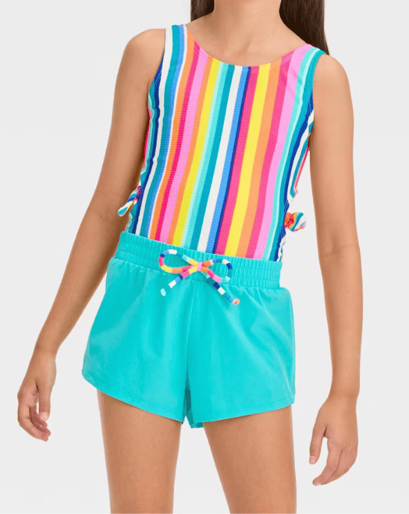 Playa Striped Swimsuit Set