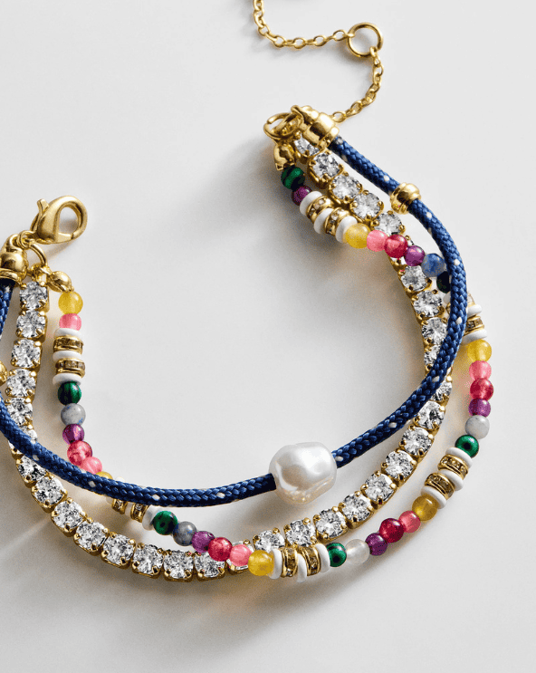 Rowan Semi-Precious Layered Bracelet