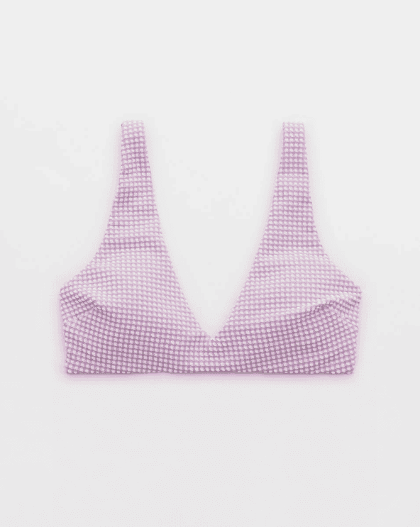 Seersucker Bikini Top