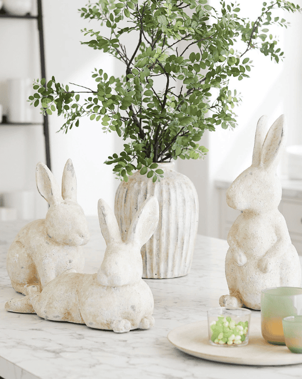 Terracotta Bunny Sculptures