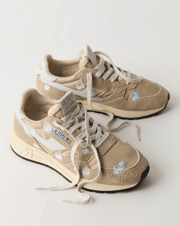 Autry Reelwind Low Embroidered Sneakers
