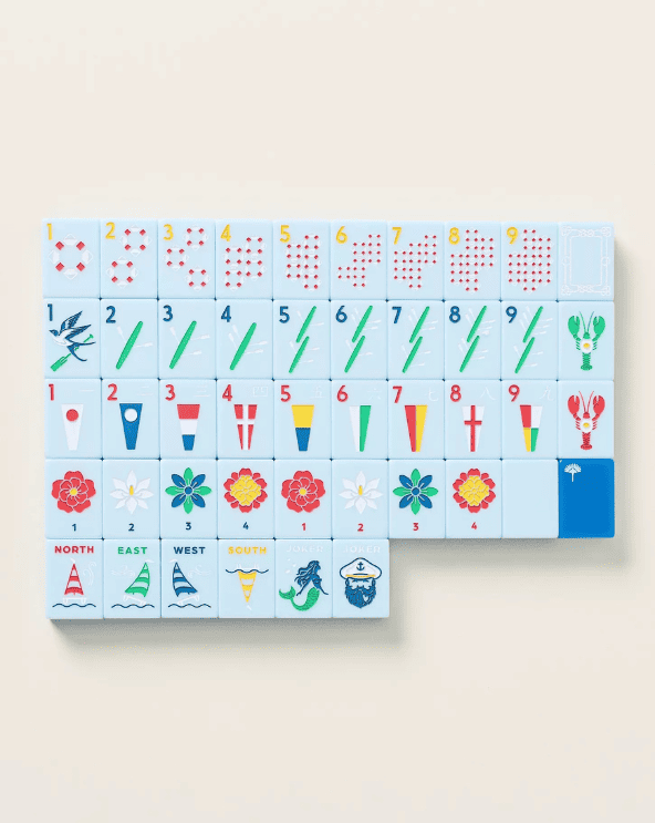 Charleston Mahjong Club Tile Set