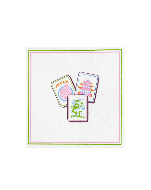 Mahjong Cocktail Napkins