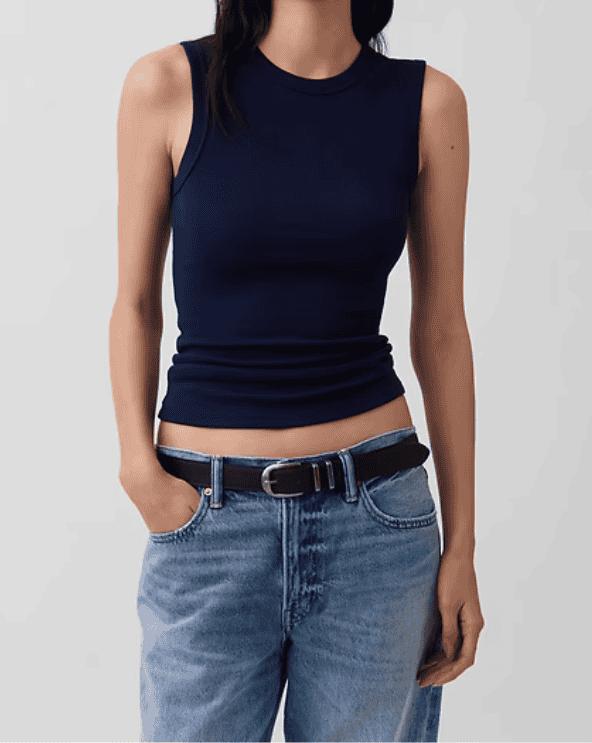 Modern Crewneck Tank Top