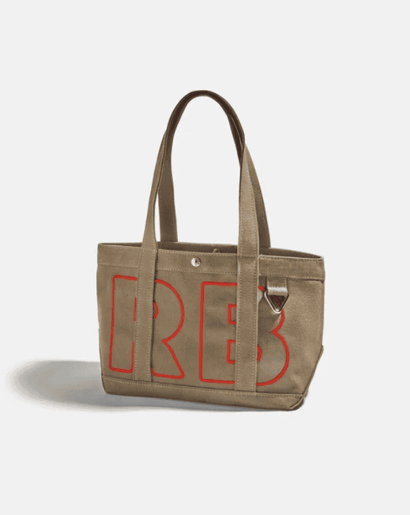 Striped Custom Alpha Tote