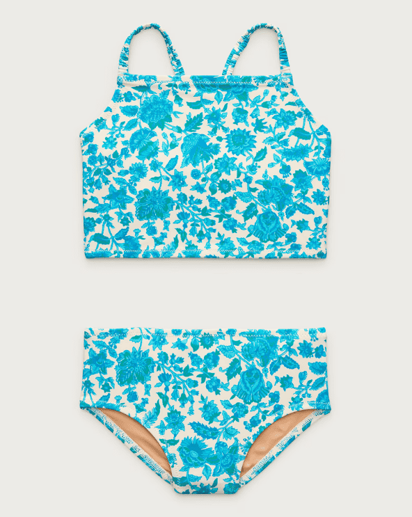 Floral Two Piece Bathing Suit