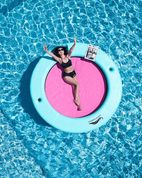 Inflatable Water Hammock Float