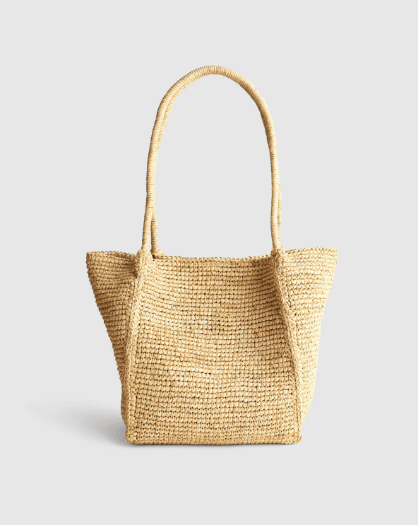 Lexington Small Raffia Tote