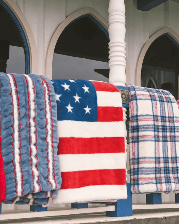 Lush Flag Blanket