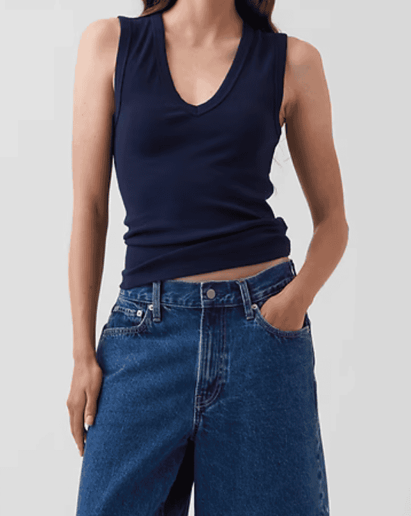 Modern V-Neck Tank Top