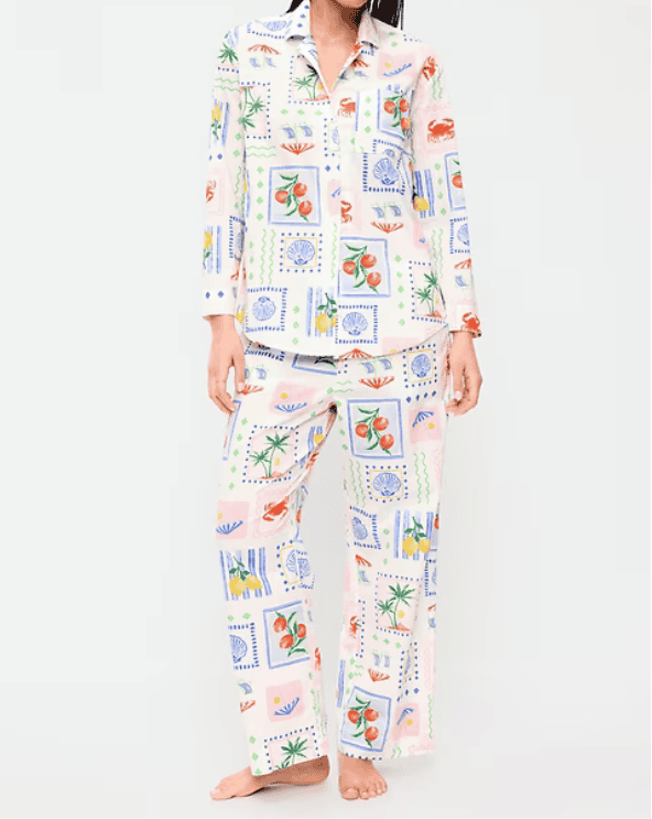 Poplin Pajama Pant Set
