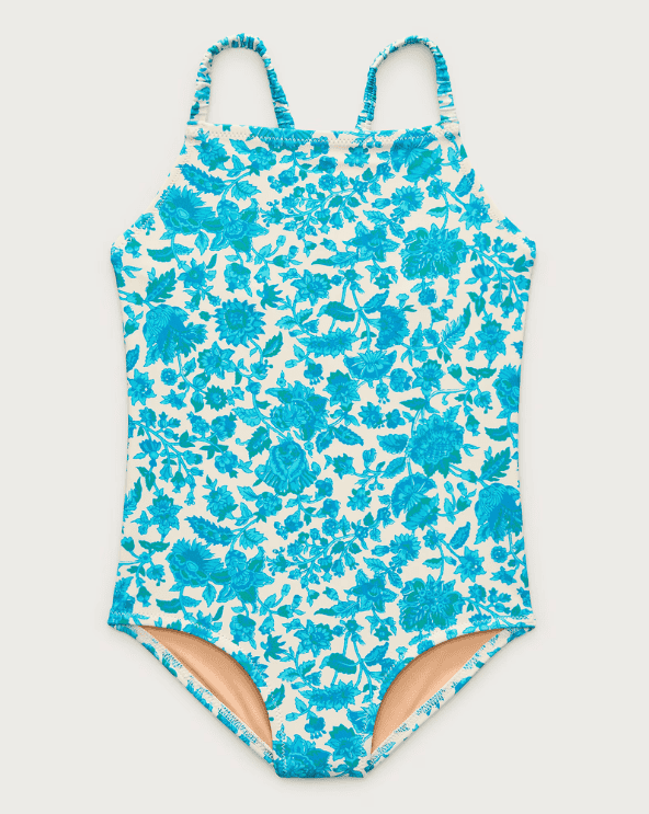 Ruched-Strap One-Piece Swimsuit