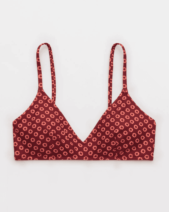 Skinny Strap Voop Bikini Top
