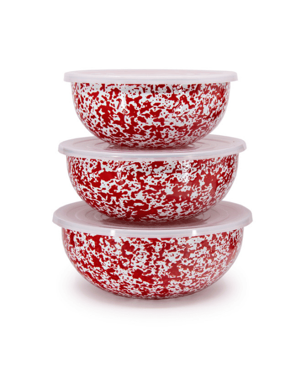 Splatter Covered Multi-Purpose Bowl Set