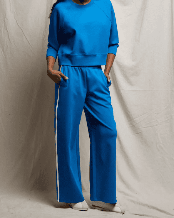 Wide Leg Track Pants
