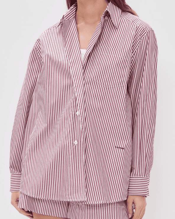 Asymmetric Collared Shirt