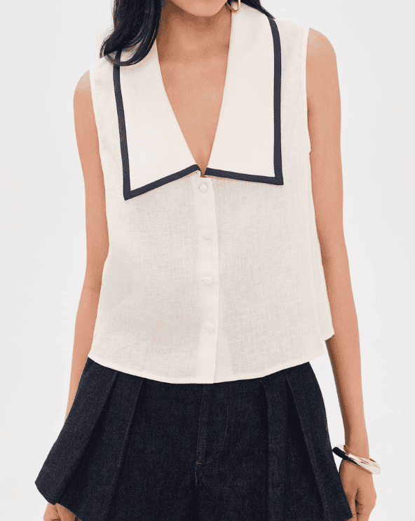 Cabana Linen Top