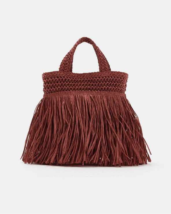 Fringed Mini Handbag