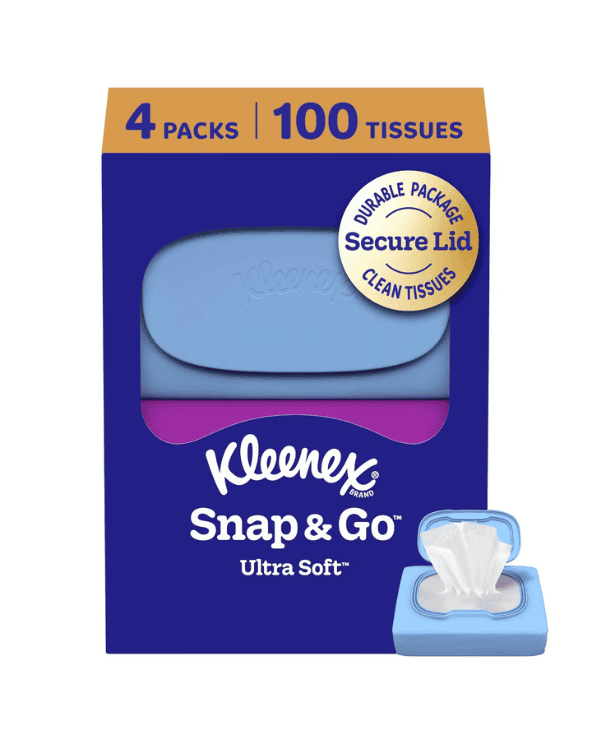 Kleenex Ultra Soft Snap & Go Facial Tissue