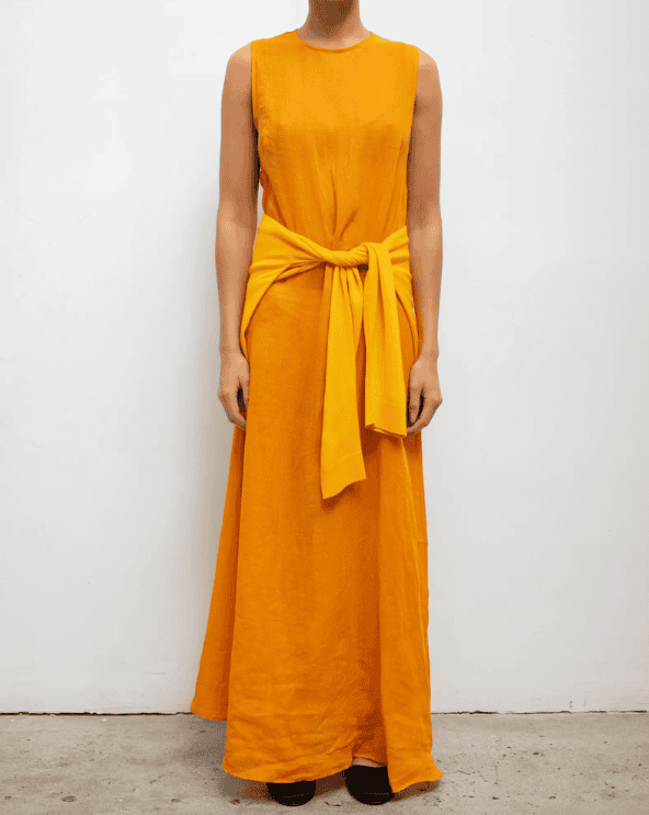 Niko Sleeveless Crew Maxi Dress