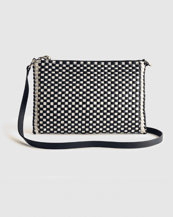 Woven Crossbody Pouch