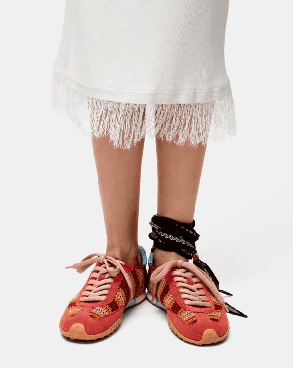 Bridge Woven Coral Shoes