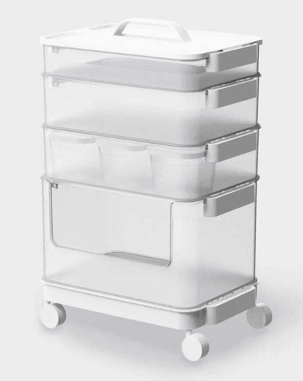 Four Piece Storage Bin Set