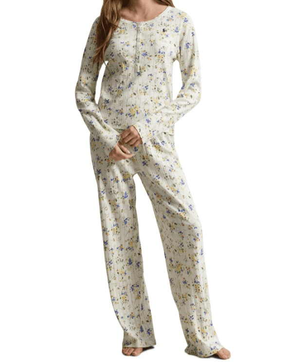 Henley Cotton Pajamas